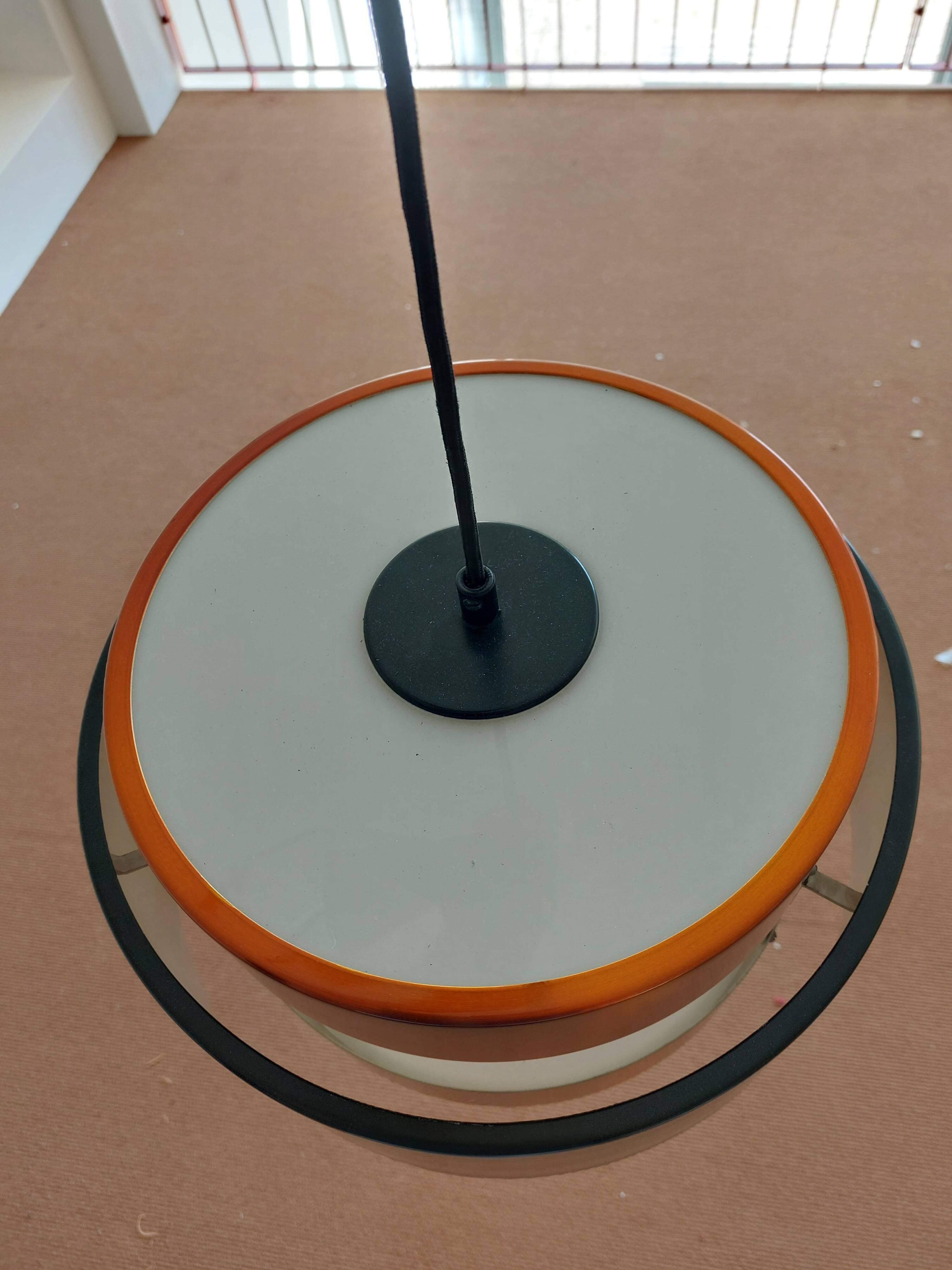 ‘Saturn’ pendant lamp by Jo Hammerborg for Fog & Mørup, Denmark 1960's