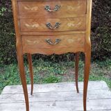 Bedside style louis XV marquetry