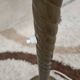 Lampe cordage vintage, années 60
