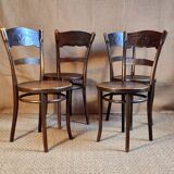 4 thonet bistro chairs circa 1910