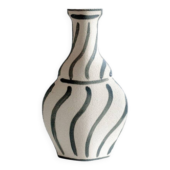 Vase En Céramique ‘Morandi Vase - Black’