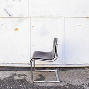 Italian Wooden e metal Chairs, 1960s, Set of 2