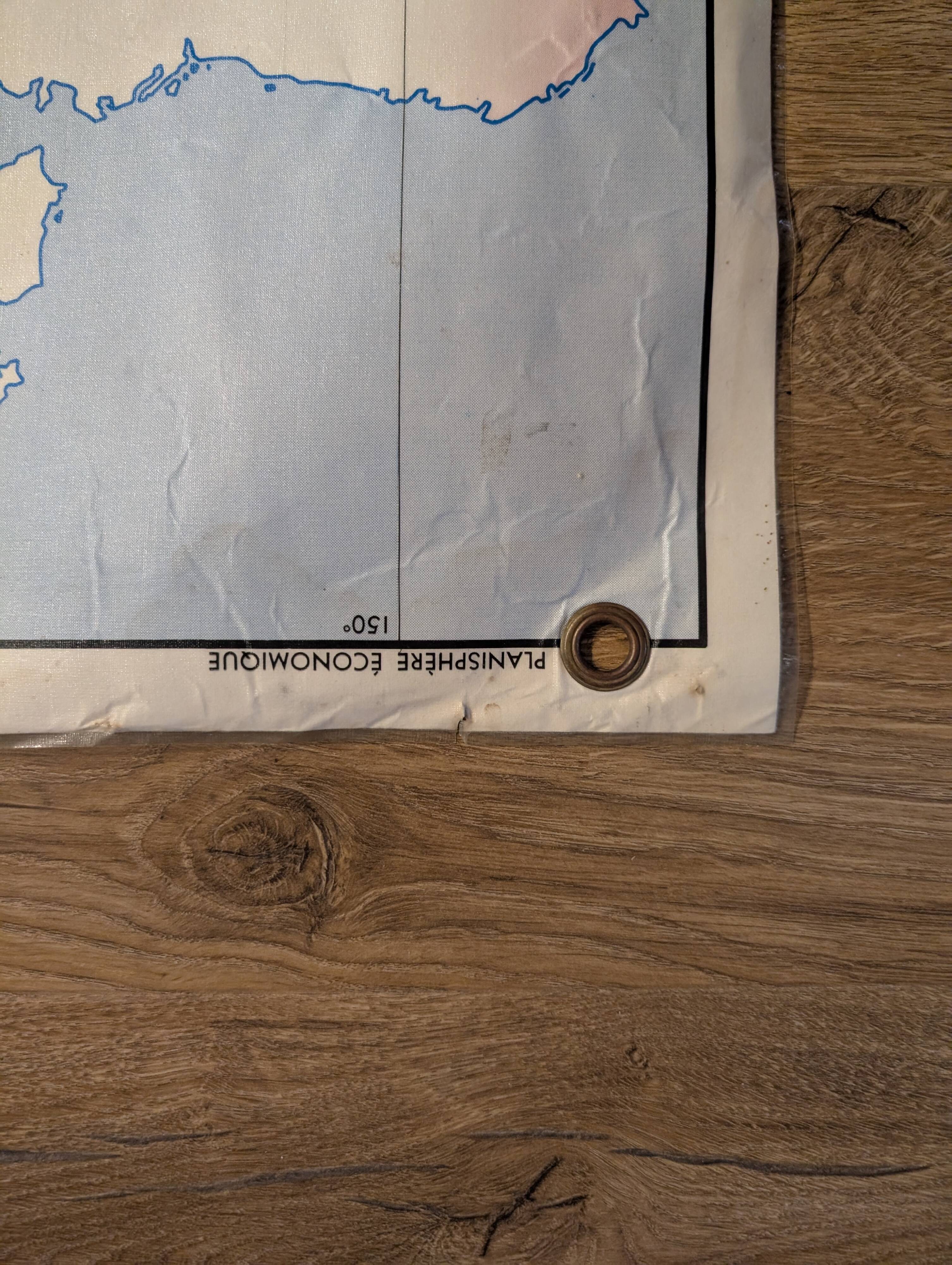 Carte scolaire - planisphère politique et planisphère économique