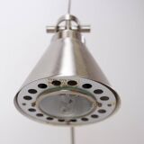 Adjustable brushed chrome desk lamps