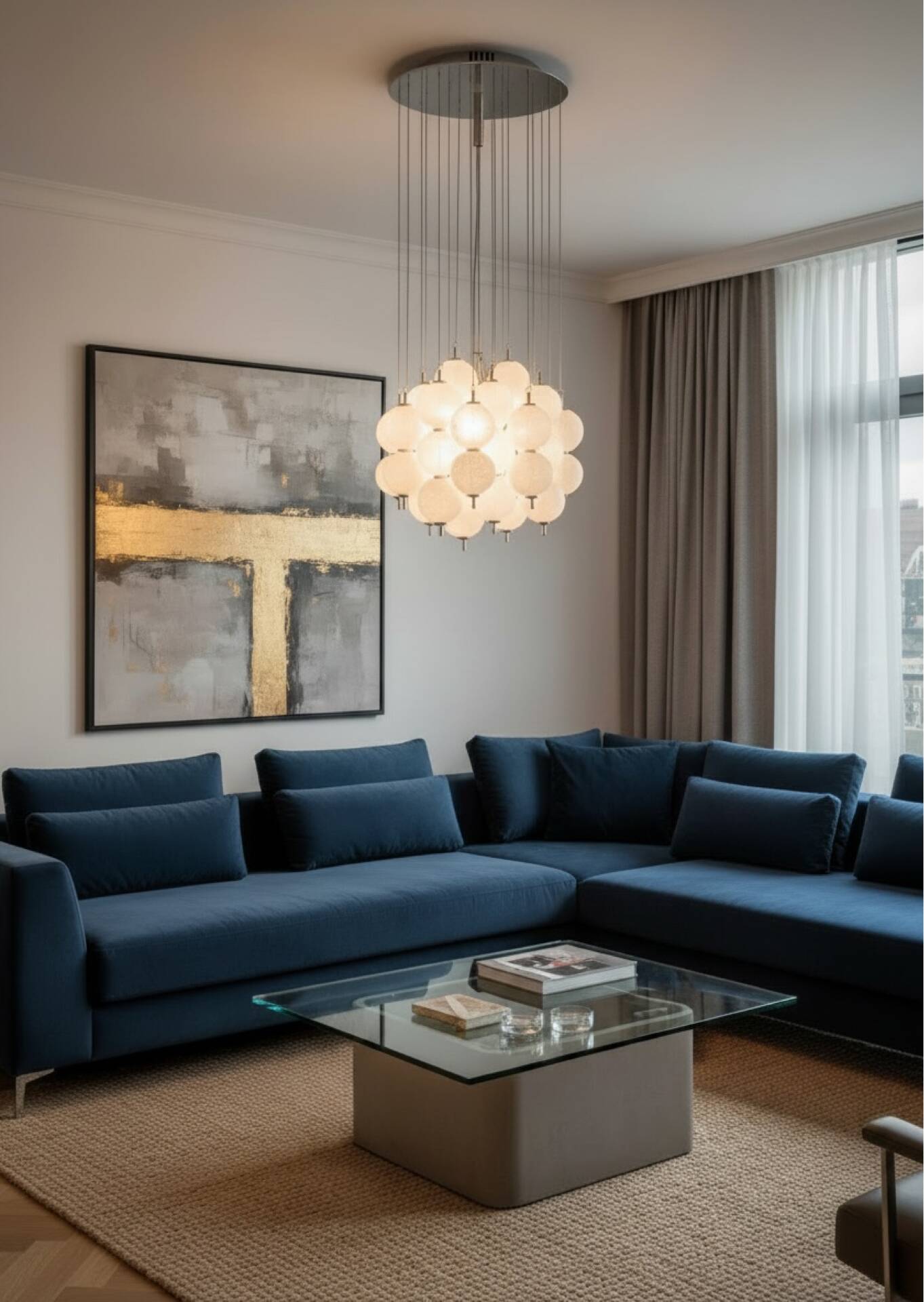 “Sterrenbeeld” Murano Glass Chandelier by RAAK, 1970s