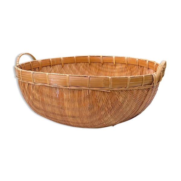 Panier rond en bambou asiatique — Beyit