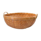 Panier rond en bambou asiatique