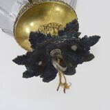 Louis XV style Hall lantern in bronze and glass globe. Around 1920