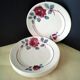 5 dessert plates half porcelain from Badonviller