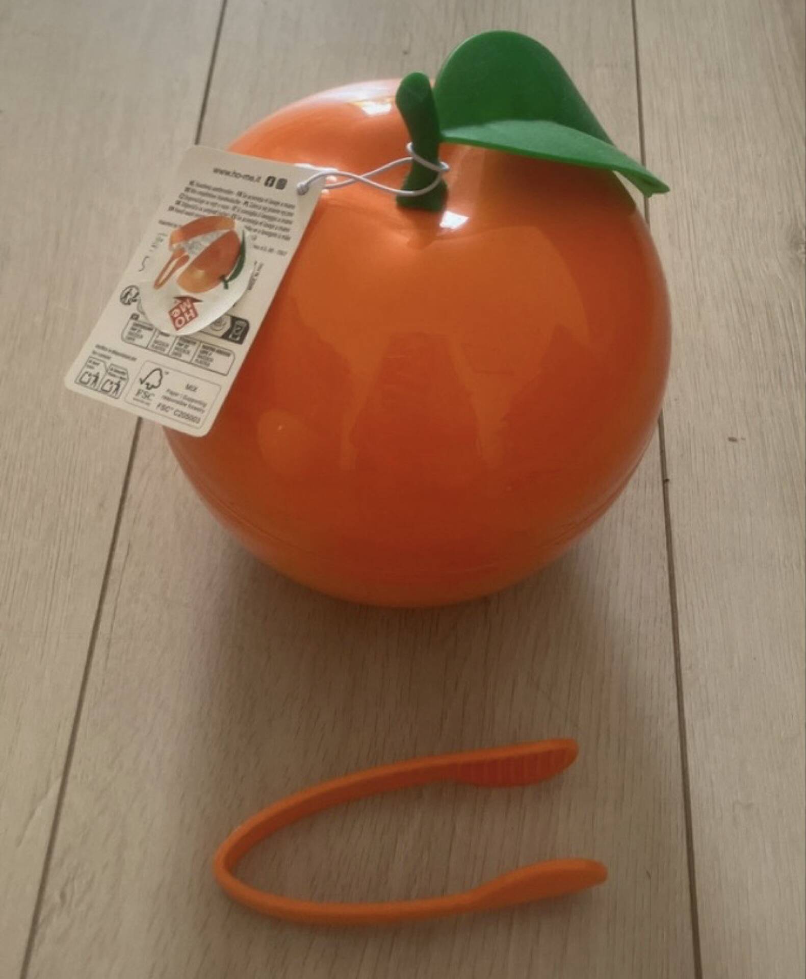 Sceau à glaçons orange