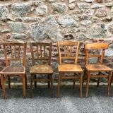 Set of 20 bentwood bistro chairs