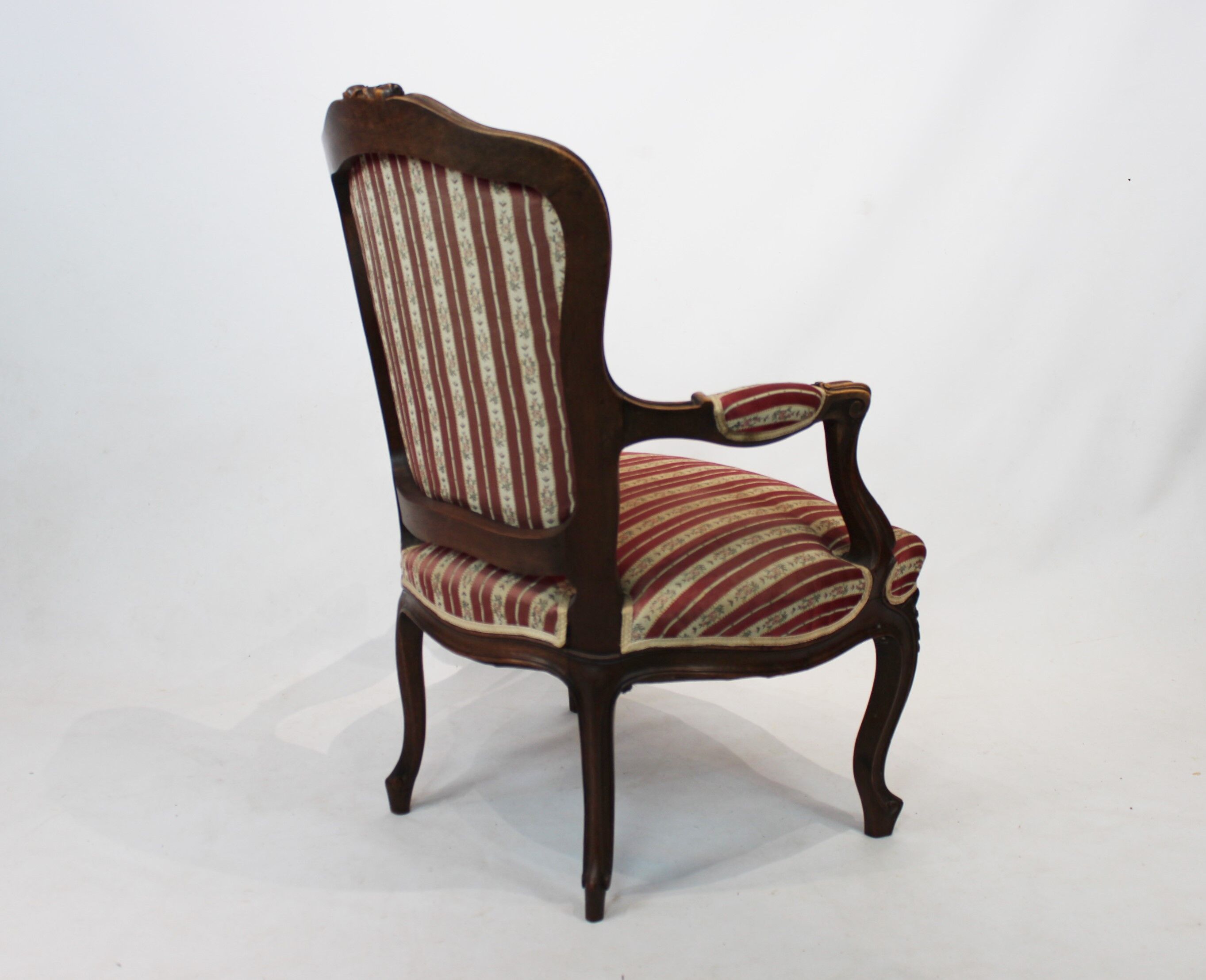 Fauteuil Rococo en bois 1890