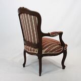 Fauteuil Rococo en bois 1890