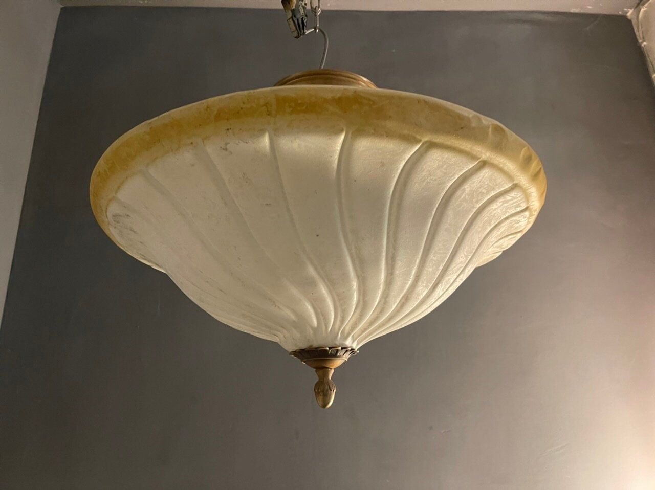 Murano Glass Light Pendants, 1980s, Set of 2