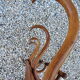 Wall door in curved wood 1900