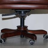 Chesterfield leather executive chair
