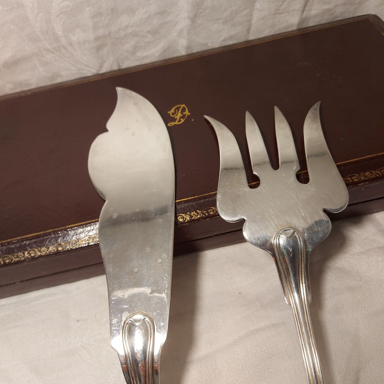 Fish cutlery Ercuis