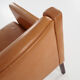 Leather two-seater sofa, 70s Scandinavian design