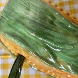 Corn cob slip gravy boat