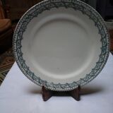 Set of 8 dinner plates Primerose Earth iron