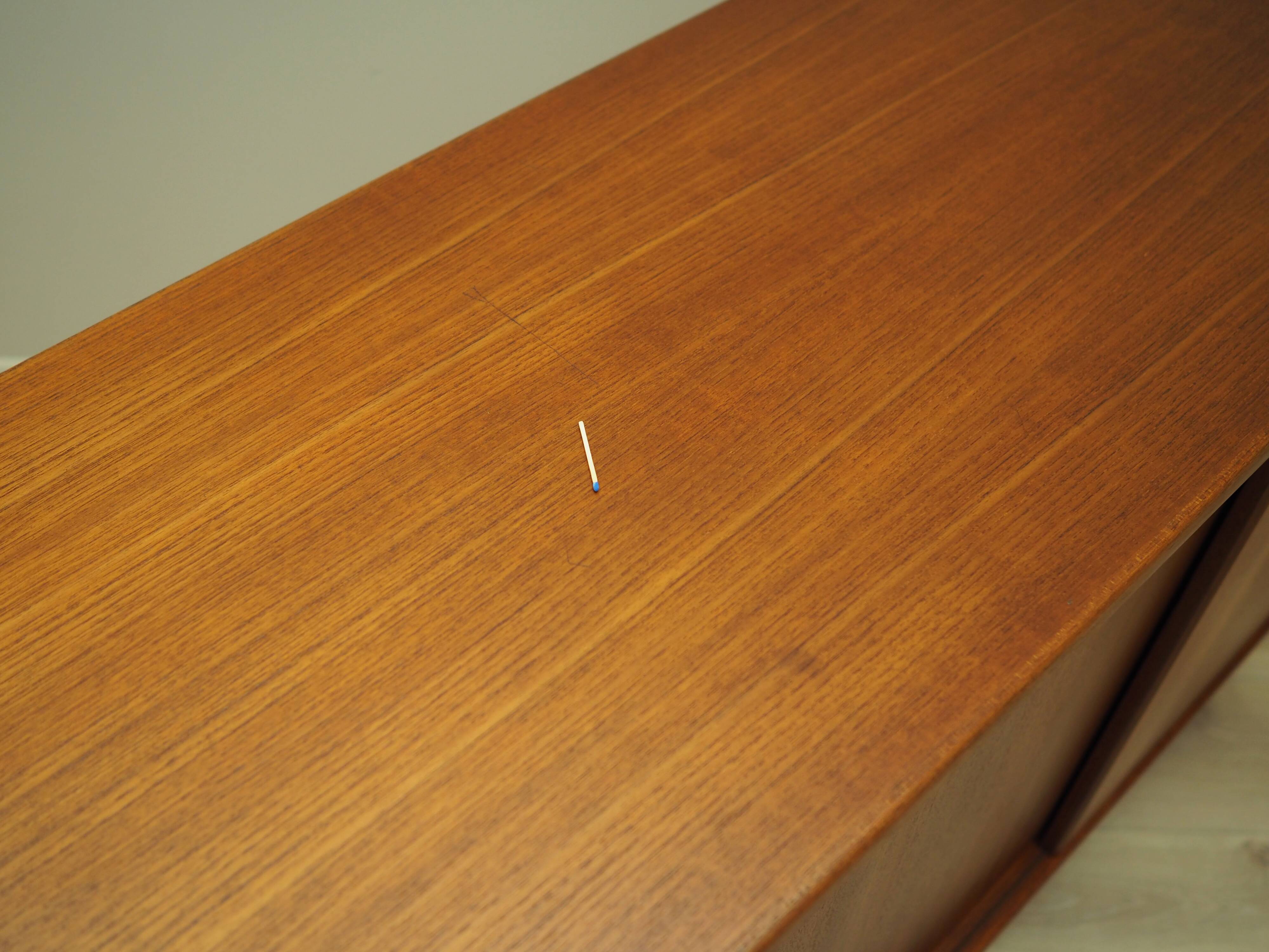 Teak sideboard, Danish design, 1970s, production: Westergaard