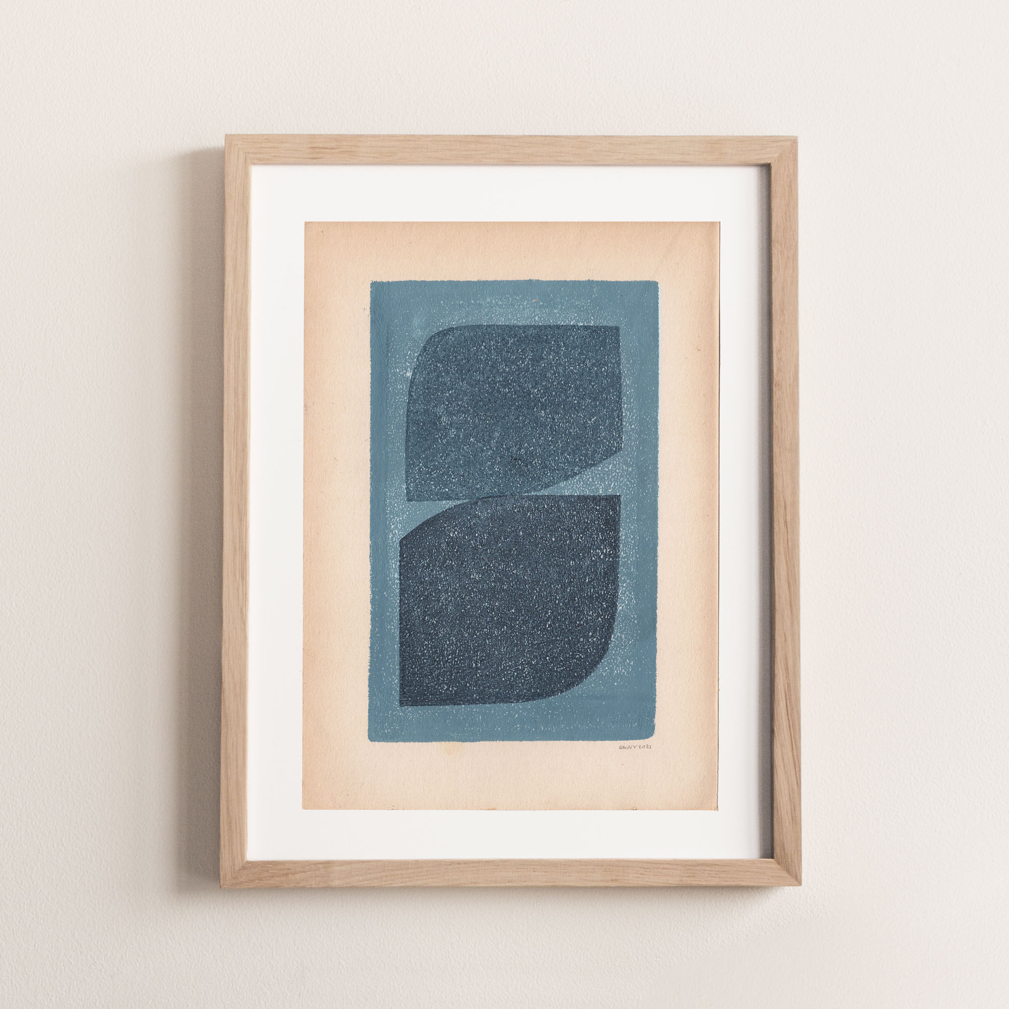 Painting on paper Illustration M 359 by Eawy
