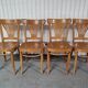 4 chaises bistrot vintage
