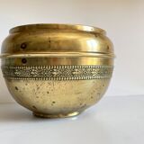 Cache-pot by Villedieu brass 70s/80s