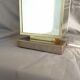Lampe de bureau laiton et miroir 1970 éditeur