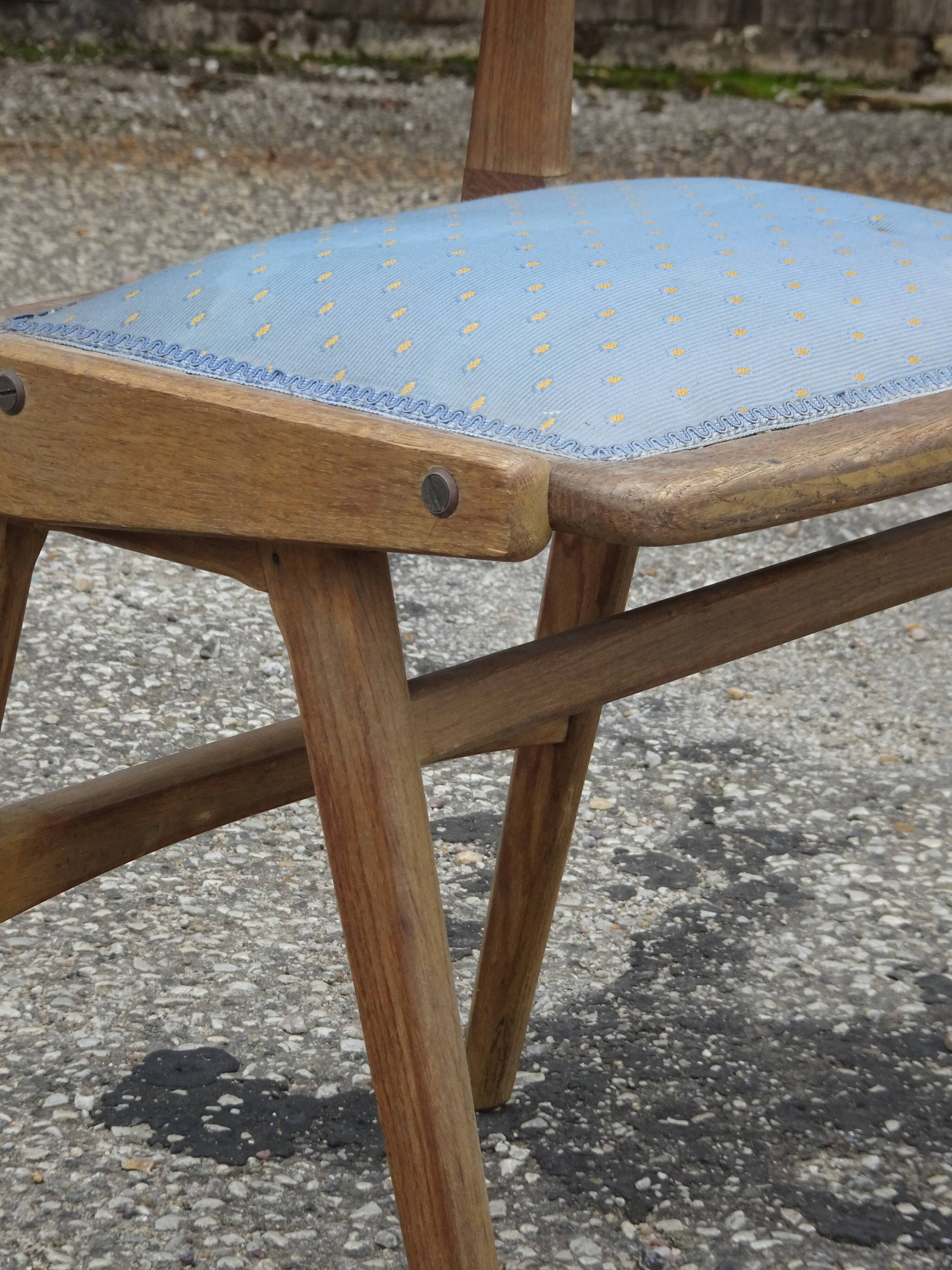 Chaise de Michel Ducaroy, modèle 628, édition SNA Roset vers 1958.