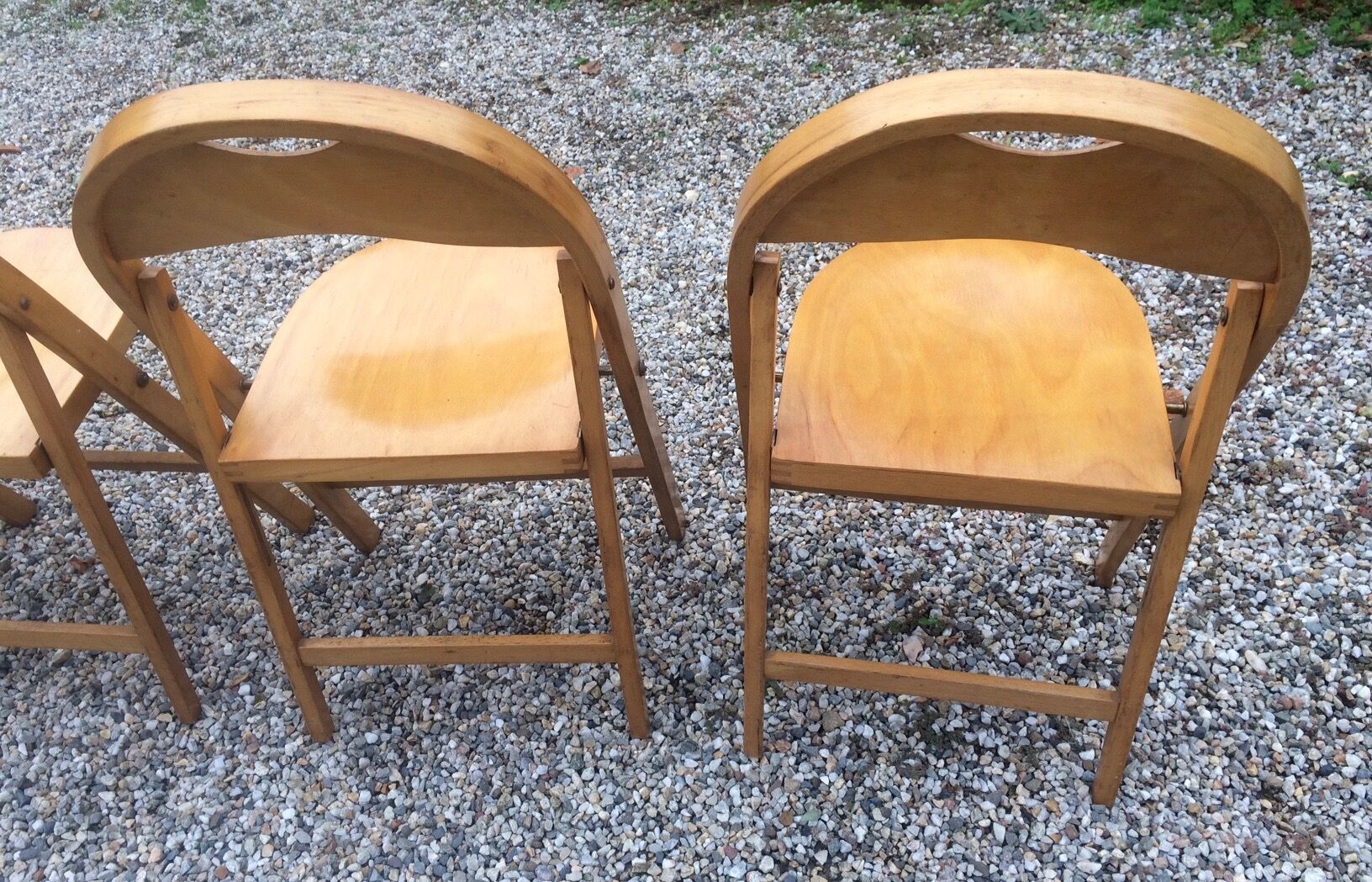 Set of 4 folding chairs Thonet 751