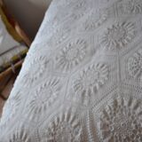 White crochet bedspread