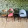 Set of 4 mismatched chairs