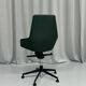 Green Leather Office Chair By Arper, Italy 2000’s