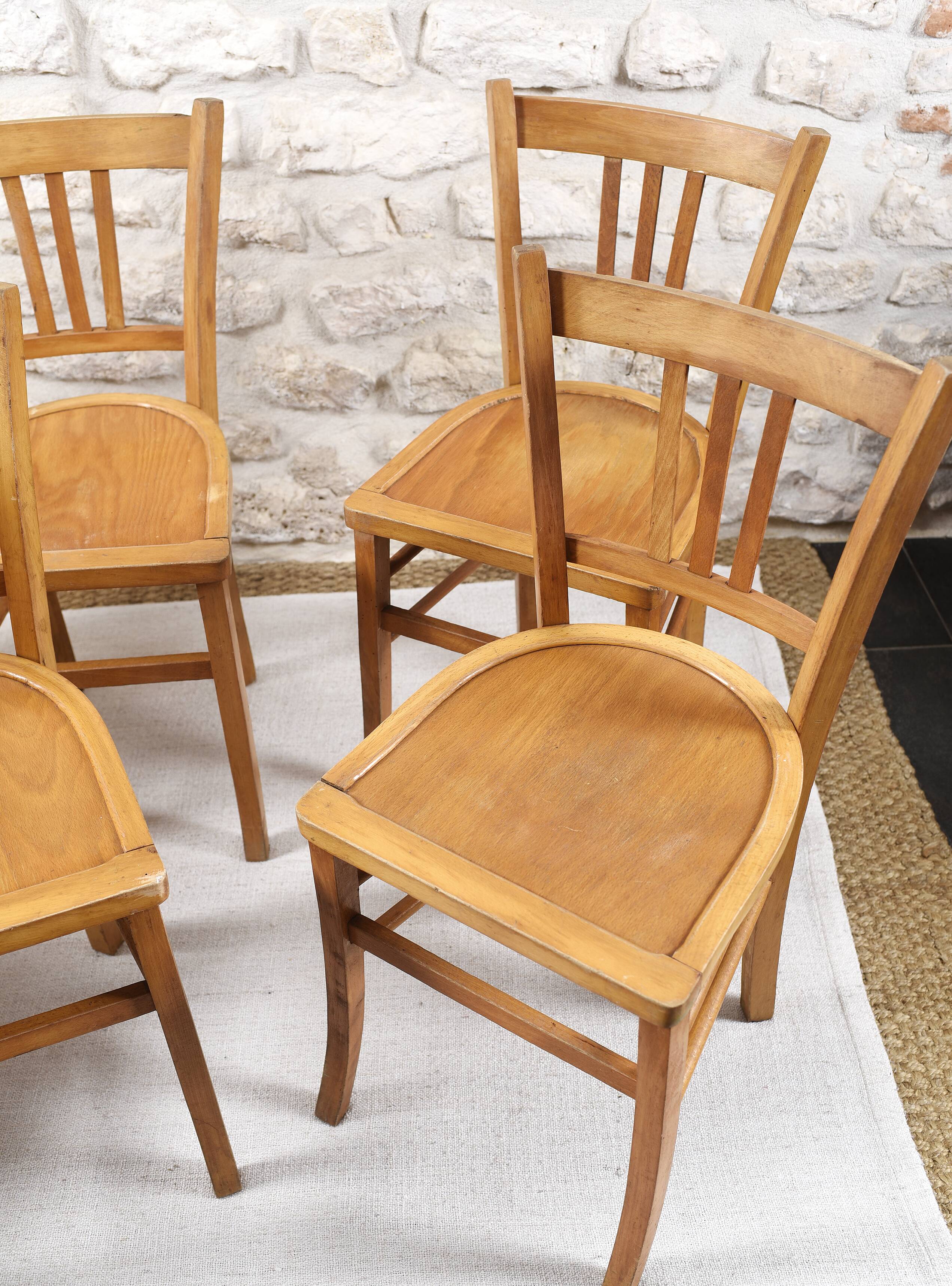 6 Luterma bistro chairs from the 1950s-60s