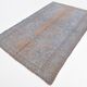 Slate Blue & Taupe Decorative Turkish Vintage Carpet Rug, 176x279 Cm