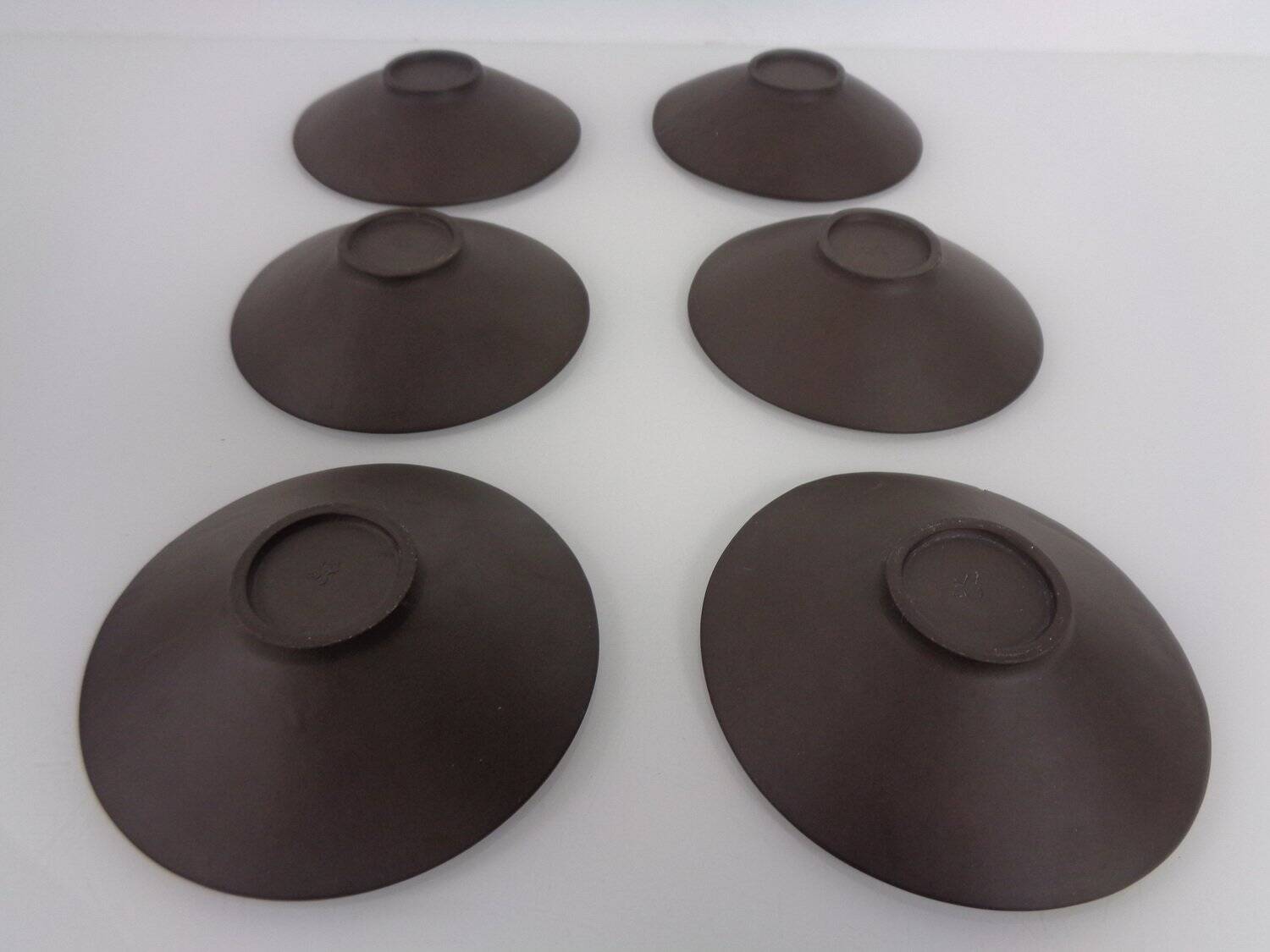 Ceramic bowls by Inge Böttger for BKW Keramik, 1960s, set of 6.