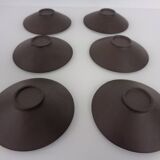 Ceramic bowls by Inge Böttger for BKW Keramik, 1960s, set of 6.