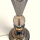 Chrome and Glass Lamp 1950s - Jacques Adnet Style