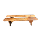 Farm bench pair