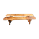 Paire de bancs de ferme
