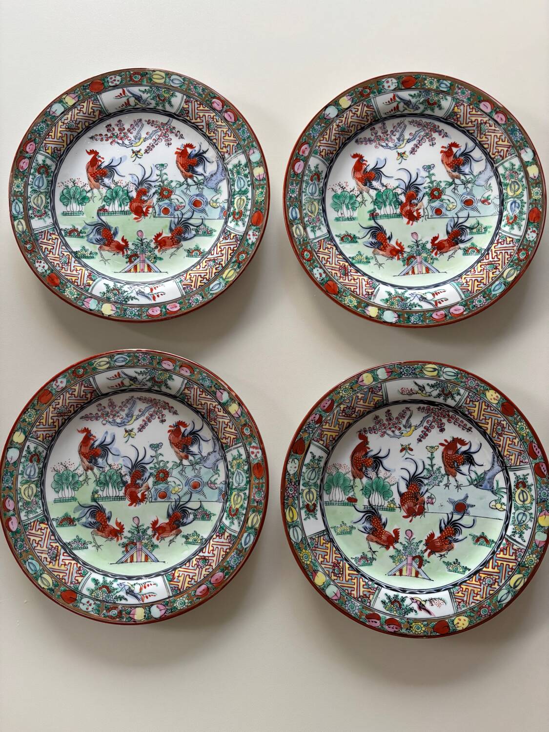 Chinese porcelain plates