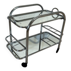 Chariot de bar en acier - art