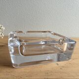 Square crystal ashtray / empty pocket