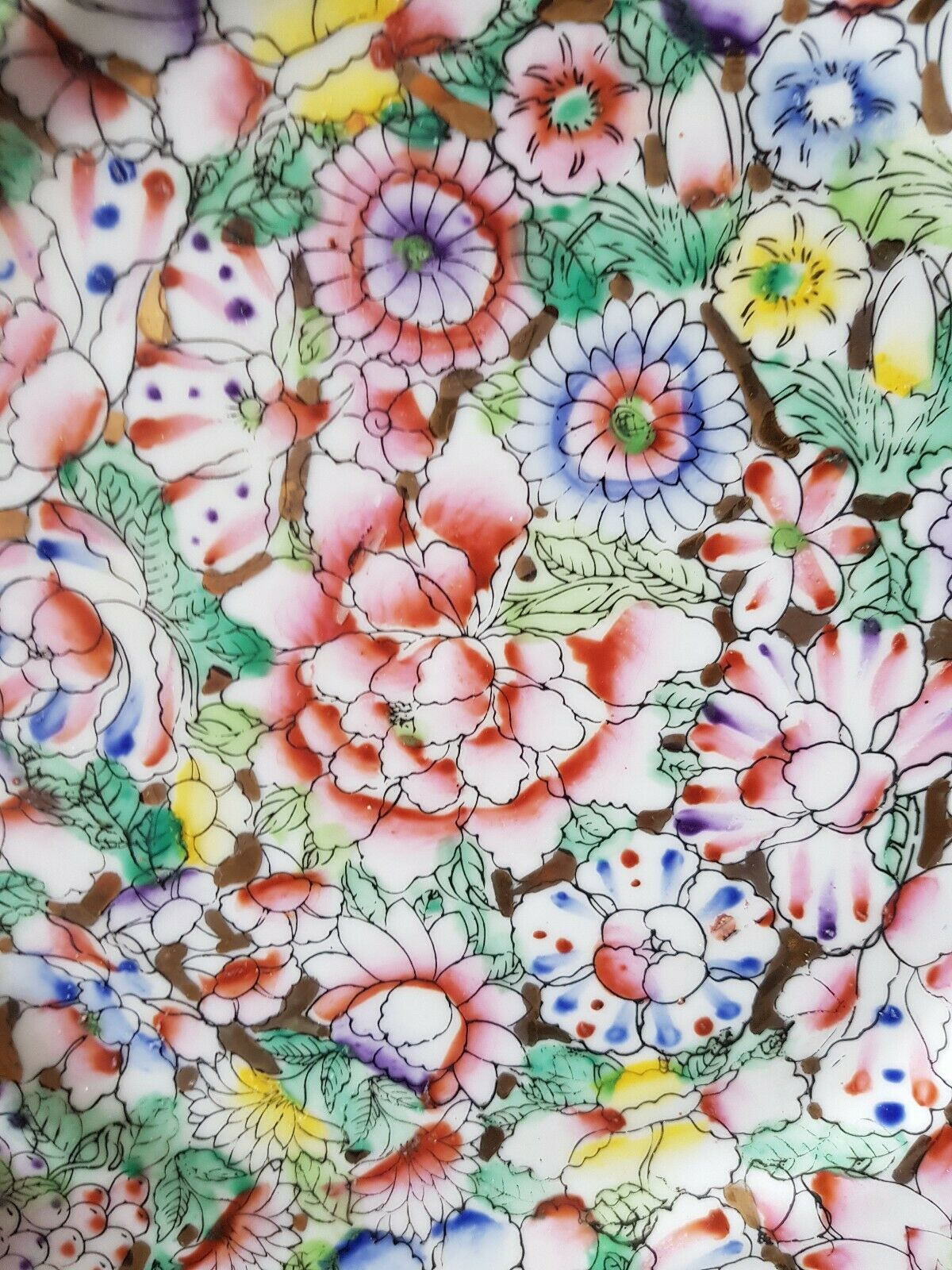 Chinese decorative flat plate Imari