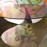 Table Basse Propeller en Verre par Knut Hesterberg pour Ronald Schmidt, 1960s