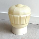 Art Deco pastel Thabur ceiling lamp, glass globe light