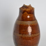 Carafe en grès vernissé