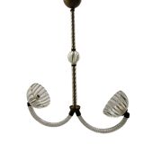 Art Deco Murano Glass Barovier Light Pendant 1940’s