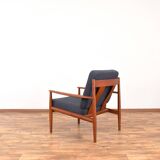 Mid-century Danish teak lounge chair by Grete Jalk of France & Søn, 1960s.